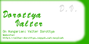 dorottya valter business card